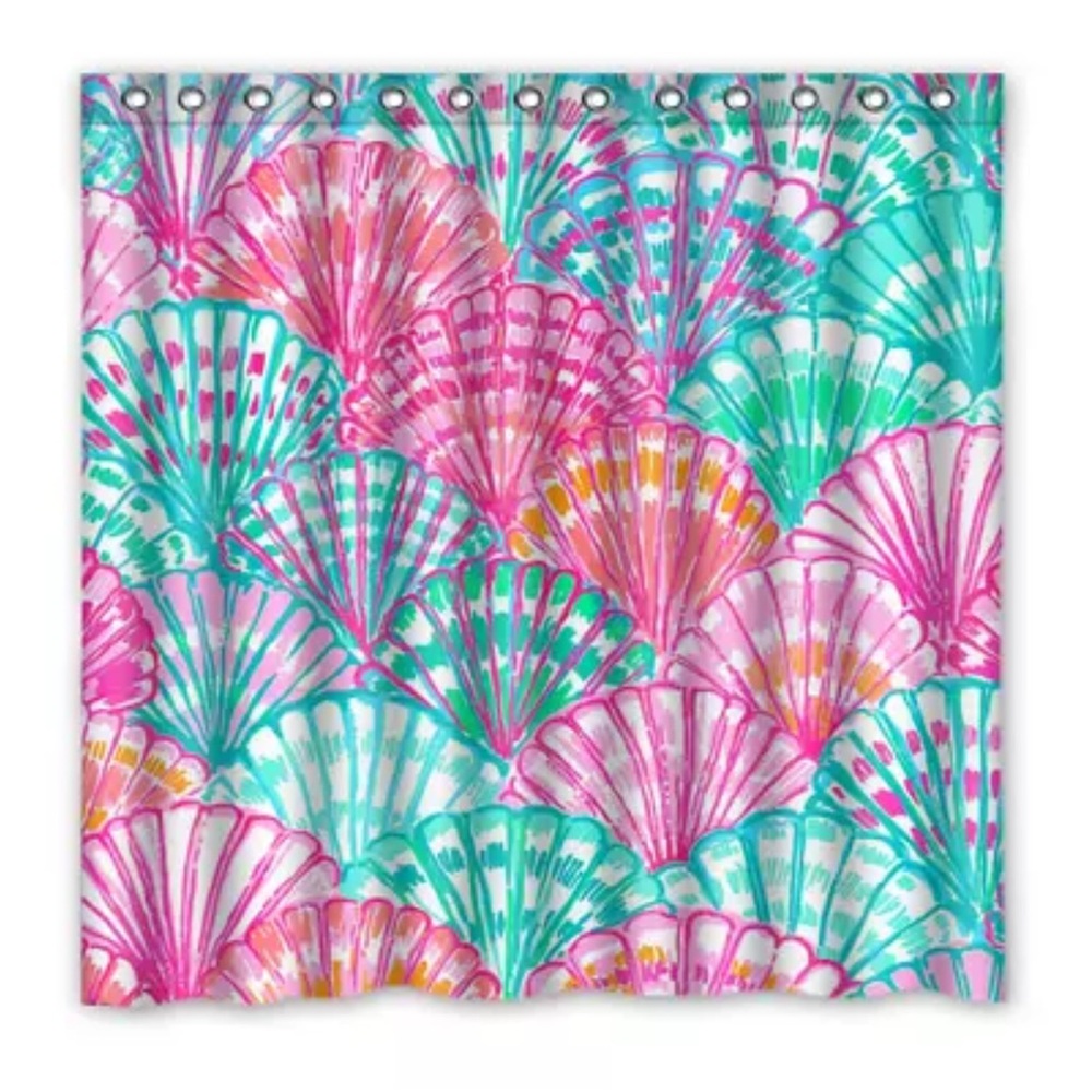 Oh Shello Shower Curtain Waterproof NEW